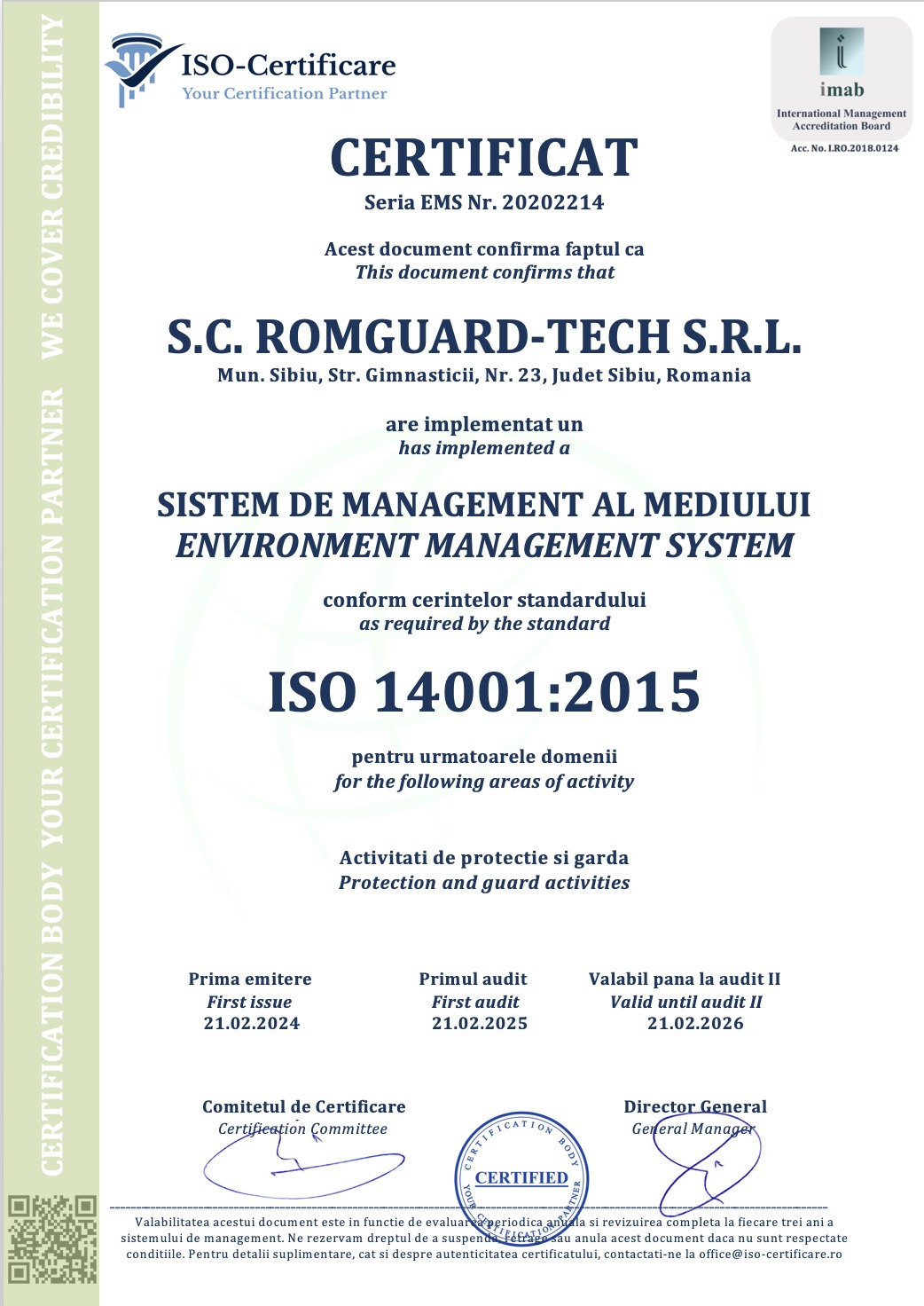 ROMGUARD | 14001