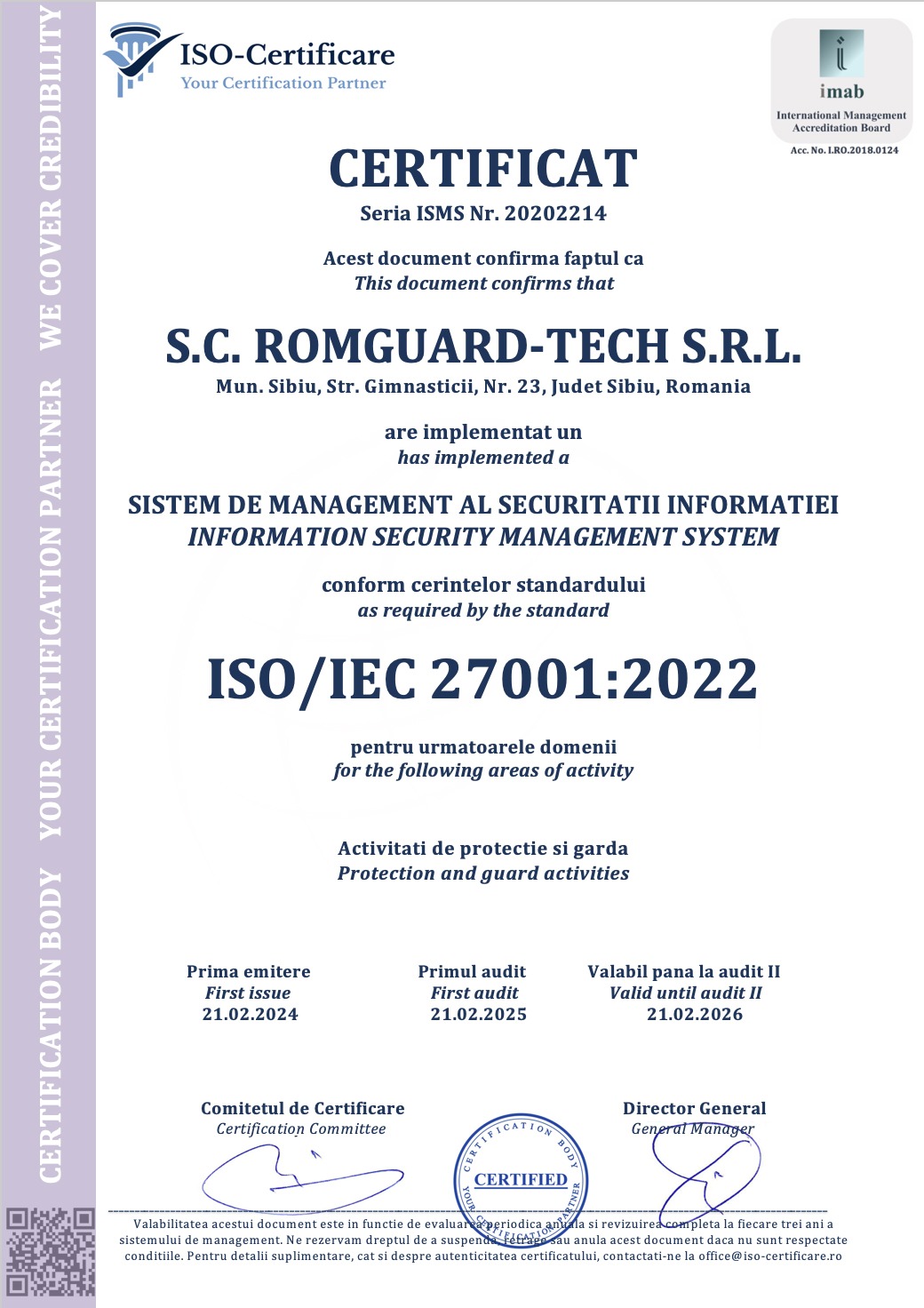 ROMGUARD | 27001
